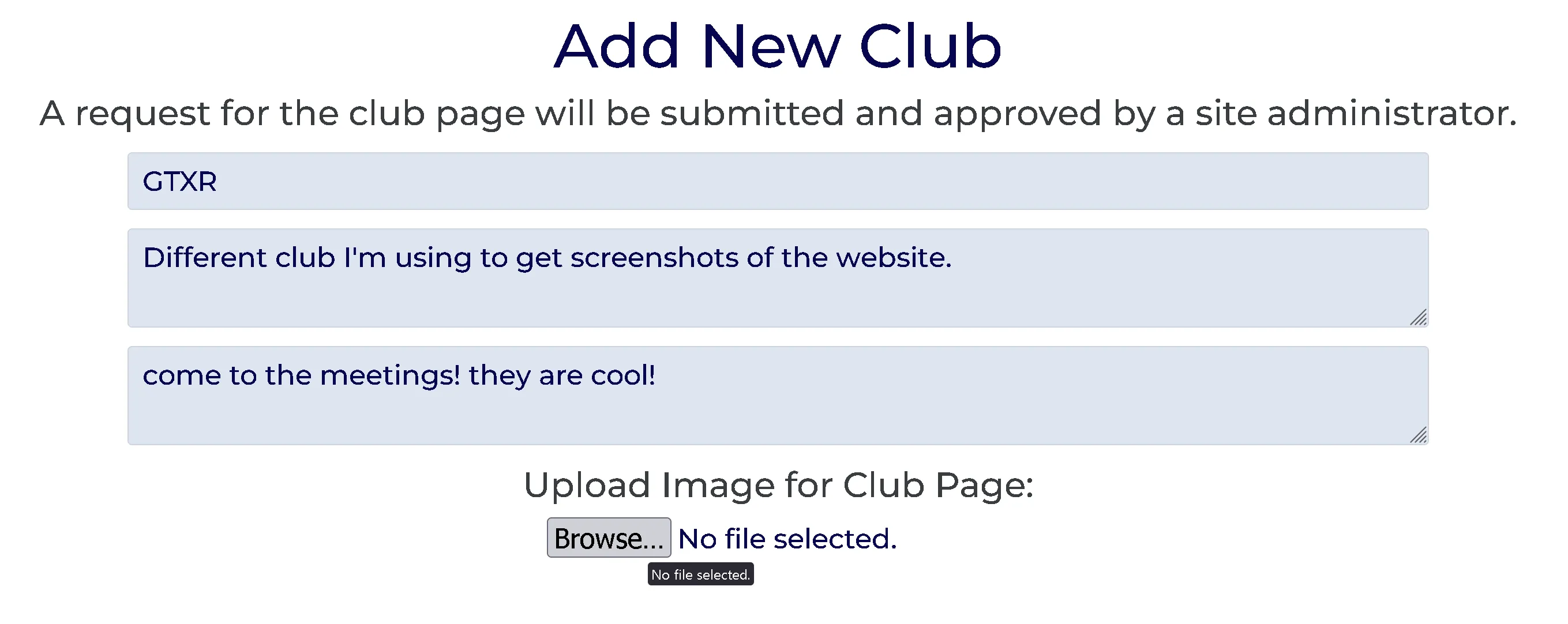 club-directory screenshot 3
